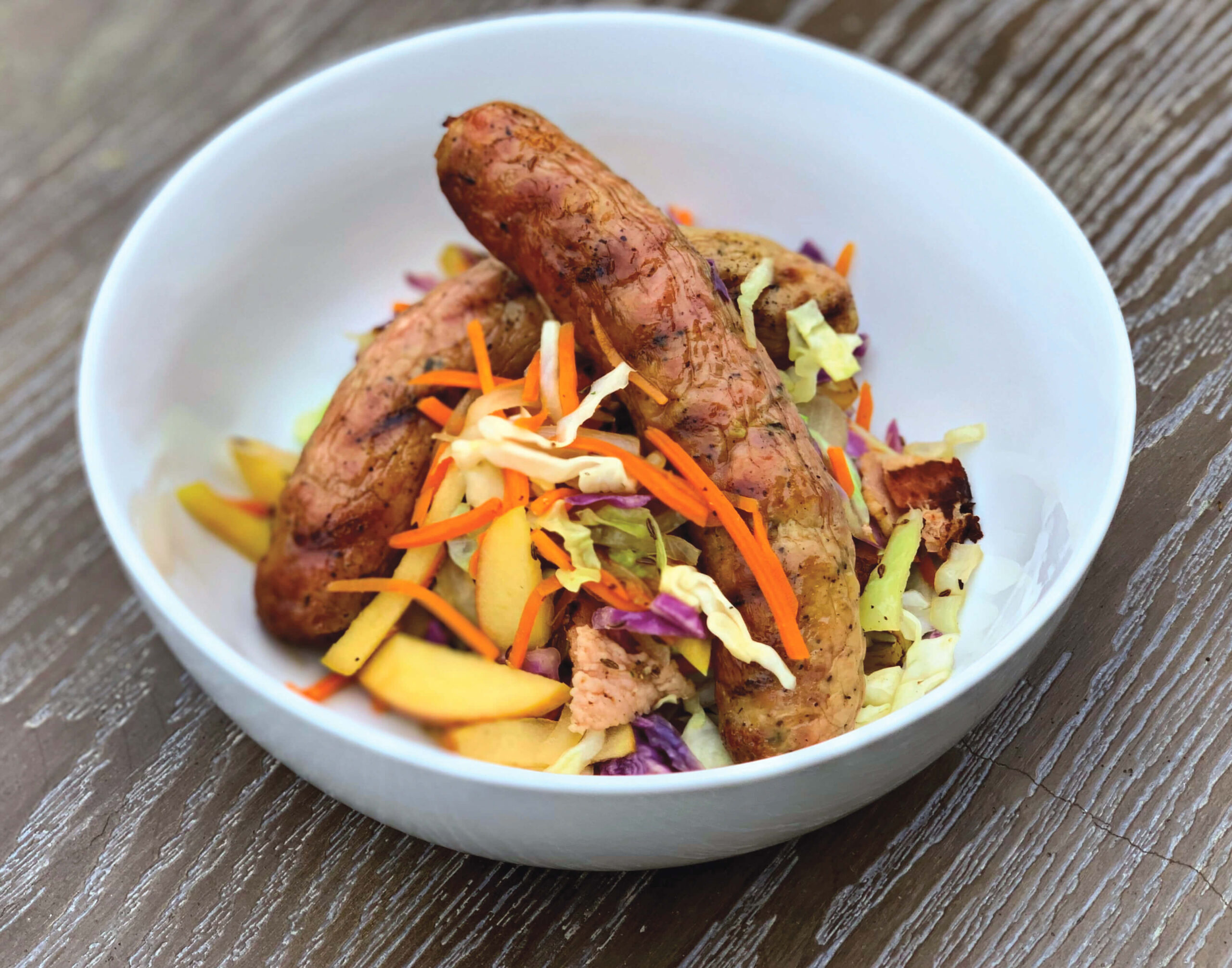 Beer Brats & Braised Cabbage Polidori Sausage