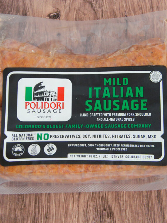 Polidori Sausage Denver Colorado Mild Italian Sausage