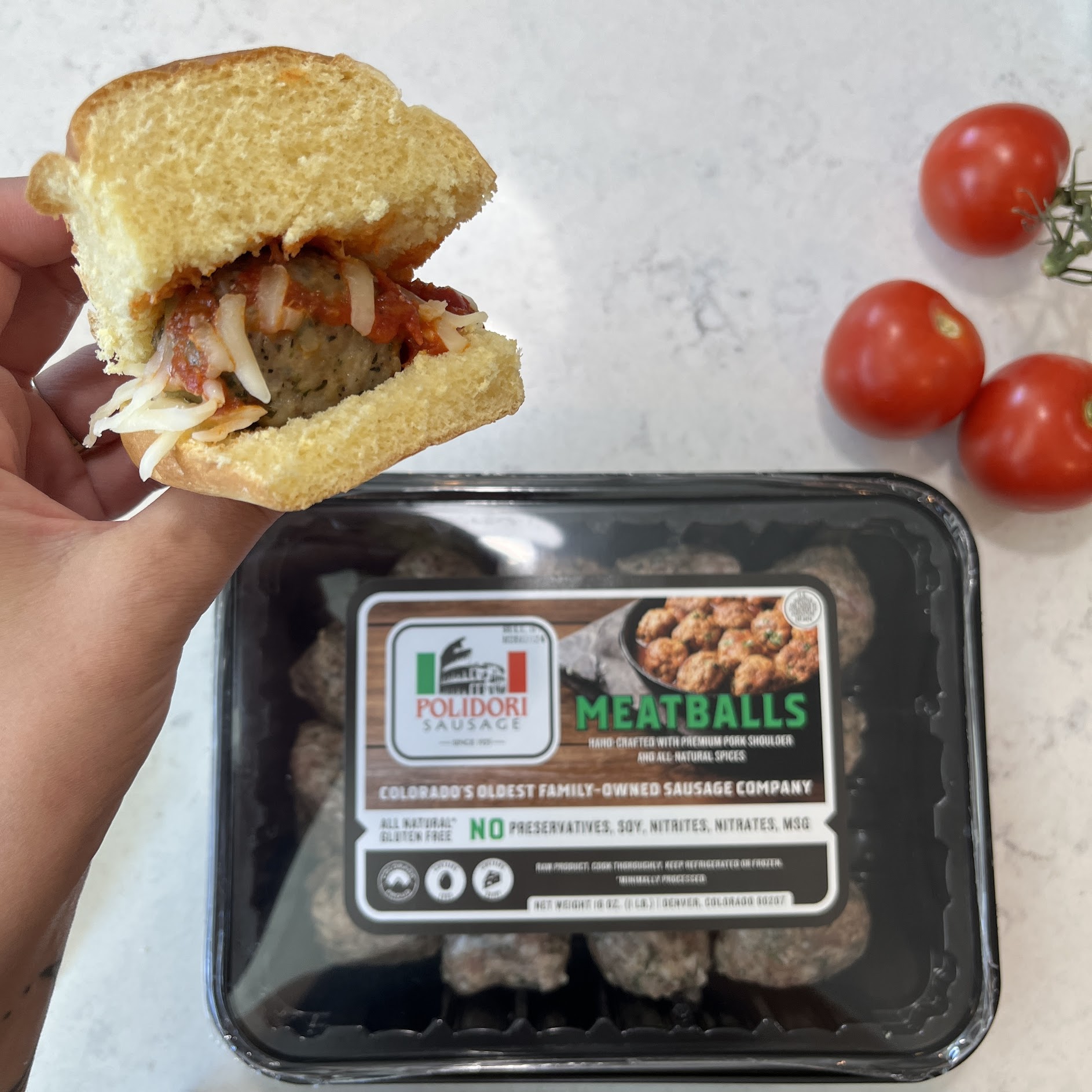 Polidori Italian Meatball Sliders - Polidori Sausage