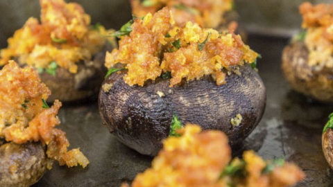 Dairy-Free Sausage Stuffed Mushrooms - Polidori Sausage