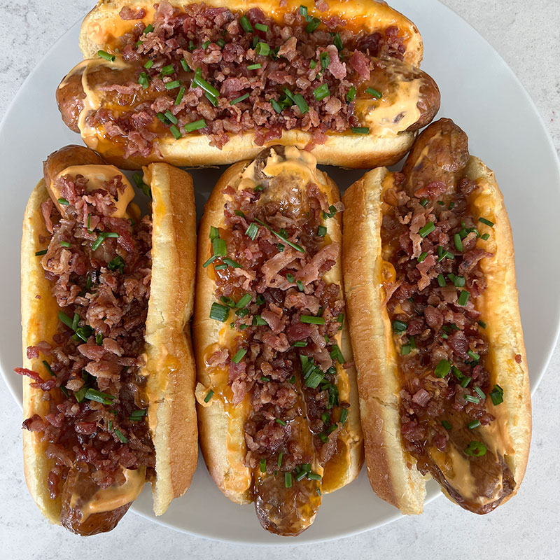 Sweet and Spicy Polidori Sausage Sandwich
