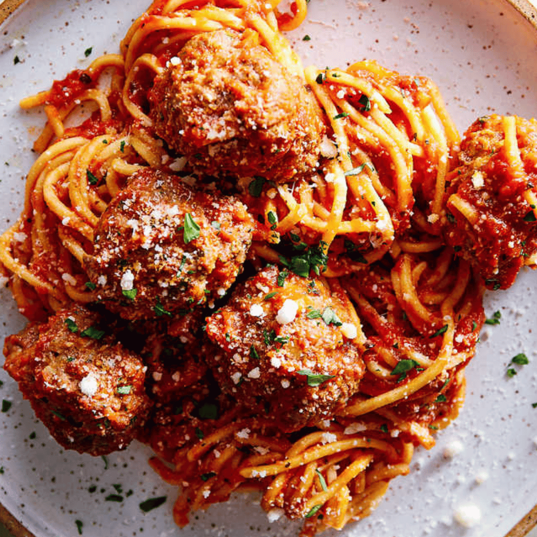 One Pot Spaghetti And Polidori Sausage Meatballs - Polidori Sausage